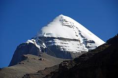 08 Mount Kailash Close Up from The Kangnyi Chorten Tarboche Area On Mount Kailash Outer Kora Mount Kailash Close Up from the Kangni Chorten Tarboche area.